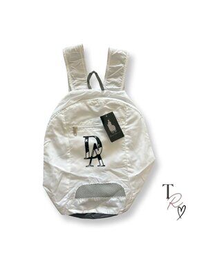 Dene Adams NEW Lightweight Packable Backpack White Travel Daypack